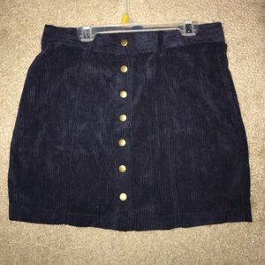 Corduroy skirt